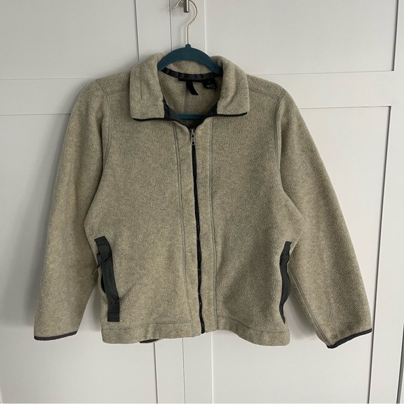 Vintage Patagonia Synchilla Made in USA Full Zip Fleece Jacket Granola Oat L - Picture 3 of 12